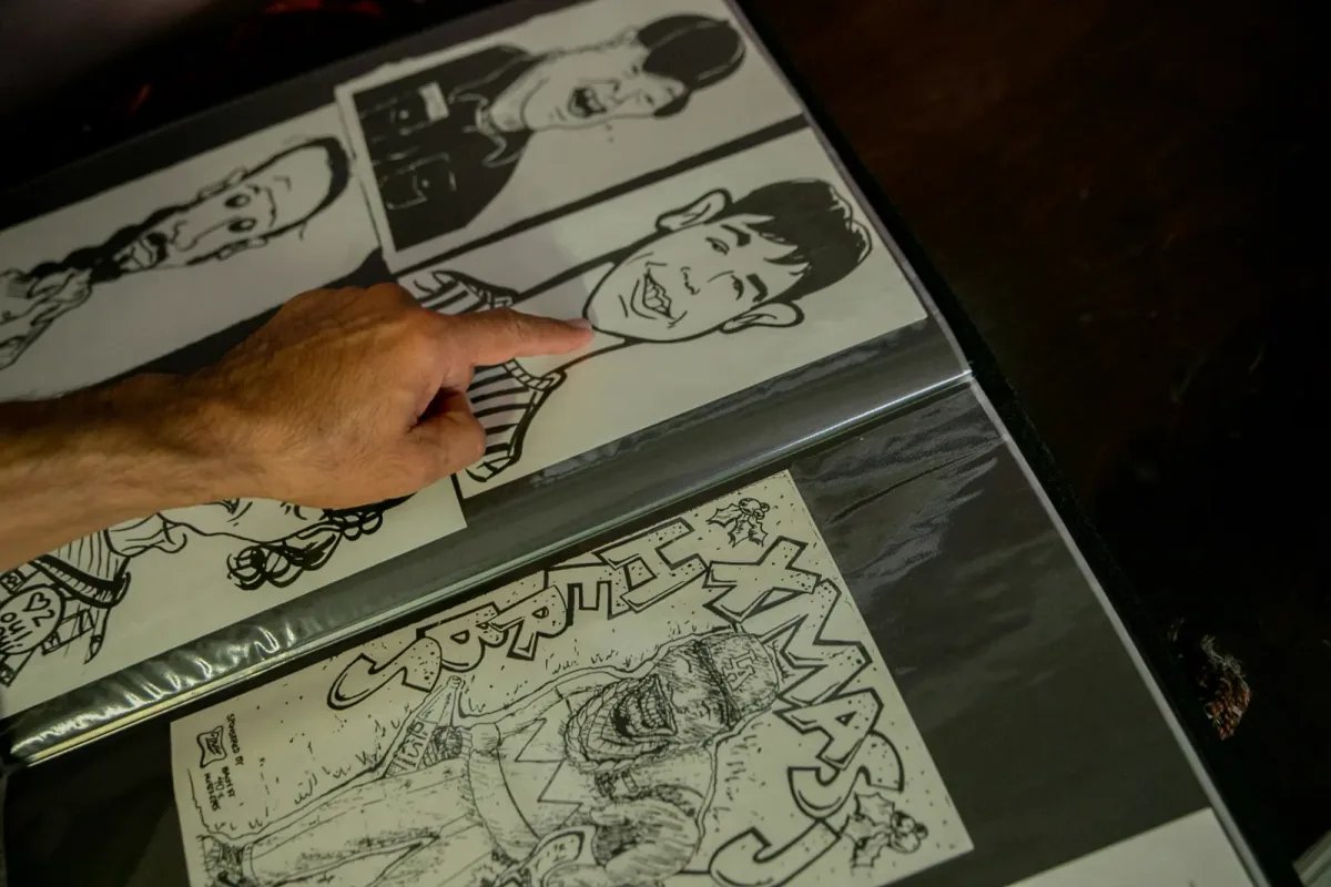 Architectural plan and annotations on paper